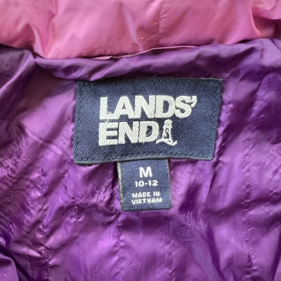 Lands' End Primaloft Puffer Jacket for Kids - Size M 10/12 - Picture 4 of 15
